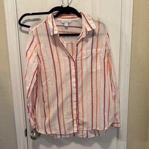 Old Navy Striped Button-Up Shirt